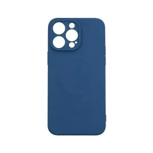 TopQ Kryt iPhone 14 Pro Max s MagSafe tmavě modrý 85090