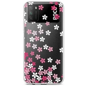 TopQ Xiaomi Poco M3 silikon Pink Blossom 60640