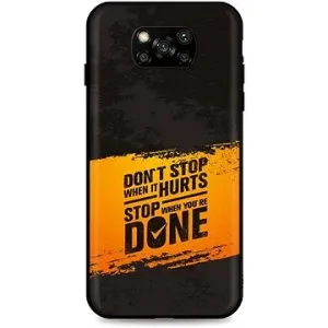 TopQ Xiaomi Poco X3 silikon Don´t Stop 60879