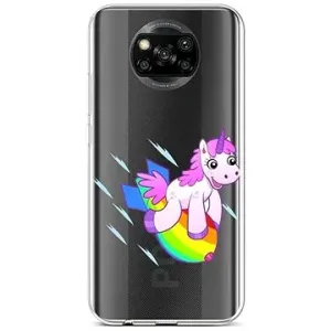 TopQ Xiaomi Poco X3 silikon Flying Unicorn 60861