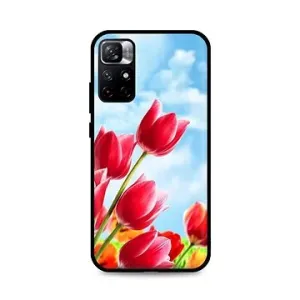 TopQ Kryt Xiaomi Poco M4 Pro 5G silikon Tulips 71450