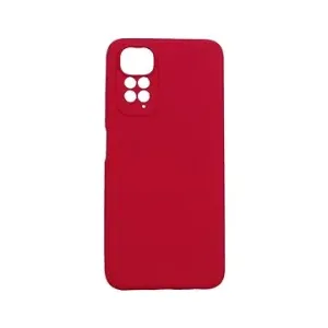 TopQ Kryt Essential Xiaomi Redmi Note 11 malinově červený 85547