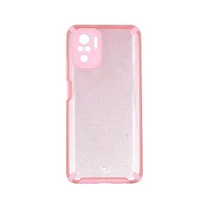 TopQ Kryt Xiaomi Redmi Note 10 Armor Glitter pevný růžový 63416