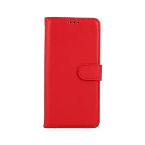 TopQ Xiaomi Redmi Note 11 knížkové červené s přezkou 67725