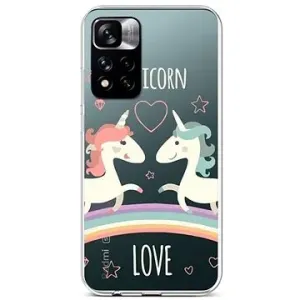 TopQ Xiaomi Redmi Note 11 Pro silikon Unicorn Love 68053