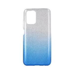 TopQ Xiaomi Redmi 10 glitter stříbrno-modrý 67422