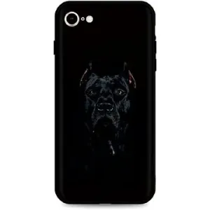 TopQ iPhone SE 2020 silikon Dark Pitbull 49322