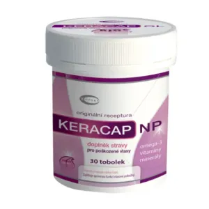 Topvet Kapsle pro poškozené vlasy KERACAP, 30 caps