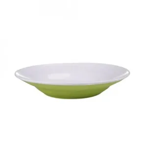 TORO Porcelánový hluboký talíř 20,5cm zelený mat