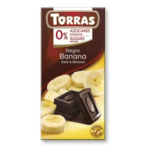 Torras Hořká čokoláda s banánem 75 g #1162233