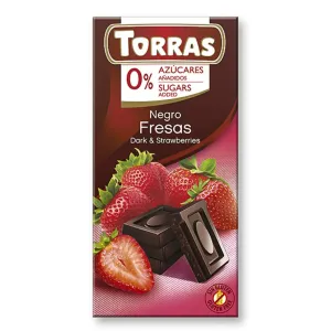 Torras Hořká čokoláda s jahodami 75 g #1162237