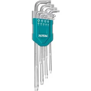 Total THT106392 L - klíče Torx prodloužené, sada 9 ks
