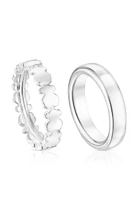 Stříbrný prsten Tous 2-pack #5569379