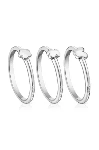 Stříbrný prsten Tous 3-pack #5165485