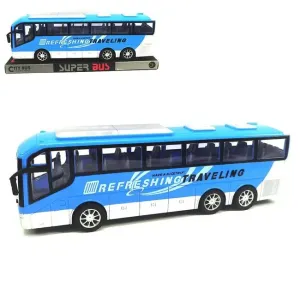 Autobus Superbus na setrvačník 34 cm - modrá #5424386