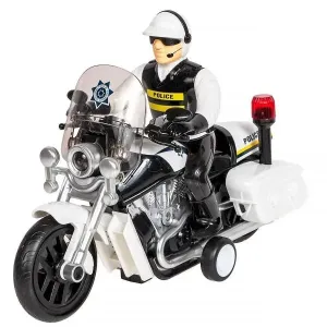 Policejní motorka se světlem a zvukem #6074773