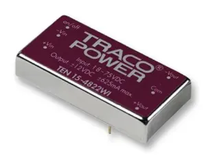 Traco Power Ten 15-2410Wi Converter, Dc/dc, 15W, 3.3V/3A