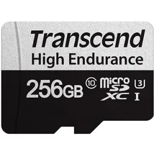 Transcend microSDXC 256GB 350V + SD adaptér