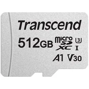 Transcend microSDXC 512GB SDC300S + SD adaptér