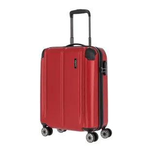 Travelite Palubní cestovní kufr City 4w Red S 40 l