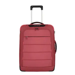 Travelite Kabinový cestovní kufr Skaii 2w S Red EXP 42/46 l