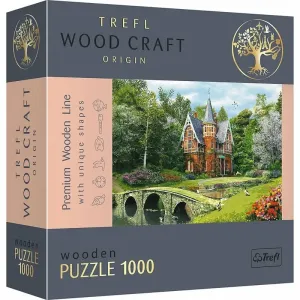 Trefl Wood Craft Origin puzzle Viktoriánský dům 1000 dílků