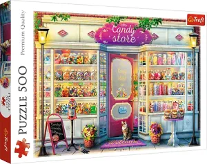 Trefl Puzzle Obchod s cukrovinkami 500 dílků