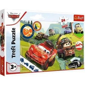 Trefl Puzzle Auta 3 Šťastná auta Maxi 24 dílků
