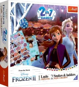 Soubor her 2v1 Člověče, nezlob se, Hadi a žebříky Frozen II/Ledové království II