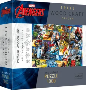 Trefl Wood Craft Origin puzzle Marvel Avengers 1000 dílků