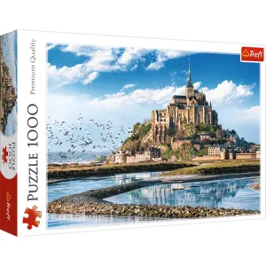 TREFL -  Puzzle 1000 - Mont Saint-Michel, Francie