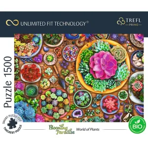 Trefl Puzzle UFT Blooming Paradise: Svět rostlin 1 500 dílků