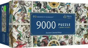 TREFL puzzle UFT Staré nebeské mapy souhvězdí 9000 dílků