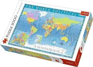 TREFL - puzzle Politická mapa světa 2000