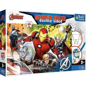 Trefl Oboustranné puzzle Avengers super maxi 24 dílků