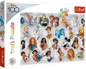 Trefl Puzzle Disney 100 let Disneyho kouzlo 300 dílků