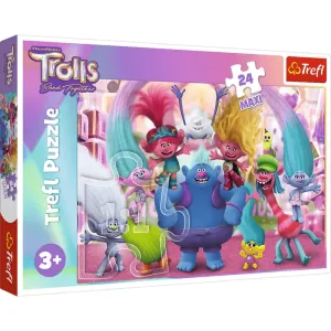 TREFL -  Puzzle 24 Maxi - Ve světě Trollů / Universal Trolls 3 (2023)