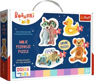 Trefl Baby puzzle Dobrou noc, Treflíci: Milé děti 4v1 (3,4,5,6 dílků)