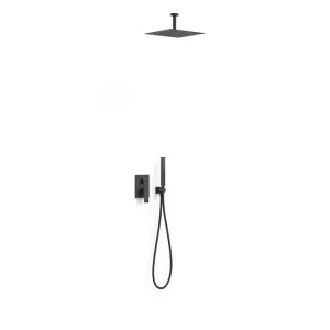 TRES PROJECT černá mat sprchový set pákový podomítkový stropní sprcha 21125003NM TG 21128003NM