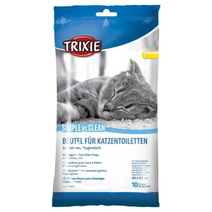 Trixie sáčky pro kočičí WC 10 ks L 46x59 cm - L: do 46 x 59 cm, 10 kusů