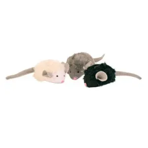HRAČKA mikročipová myš se zvukem, catnip - 6cm