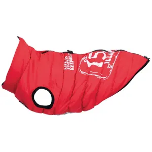 Obleček s postrojem SAINT-MALO červený - M: Hruď: 60cm, Krk:46 cm
