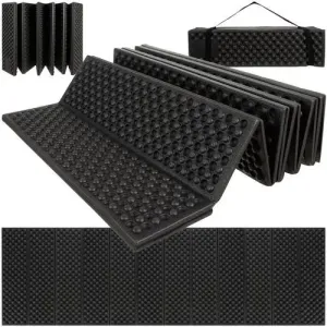 Trizand 22870 Skládací podložka na spaní 180 × 60 × 2 cm, černá