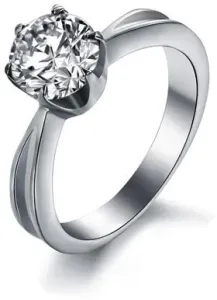 Troli Ocelový prsten s krystalem KRS-174 51 mm