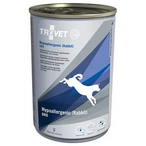 Trovet  dog (dieta)  Hypoallergenic (Rabbit) RRD  konzerva - 400g