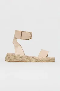 Sandály Truffle Collection Lilo dámské, béžová barva, na platformě #1990876