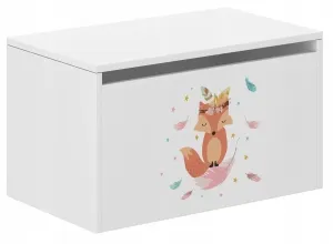 Dětský úložný box s milou liškou 40x40x69 cm