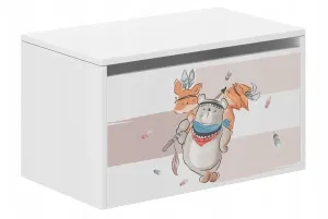 Dětský úložný box se zvířátky 40x40x69 cm #2132414