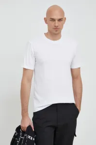 Bavlněné tričko Trussardi bílá barva #4313926