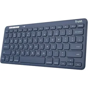 Trust LYRA Compact Wireless Keyboard - US, modrá